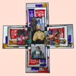 ROTATING TEDDY BEAR WITH MIX CHOCOLATES AND PHOTOS IN CEB By GiftsMyStore